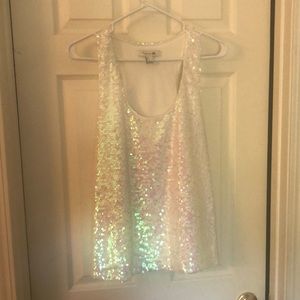 Sequin tank top